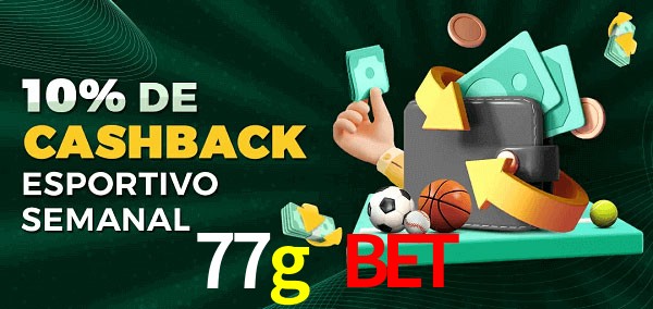 10% de bônus de cashback na 77g bet